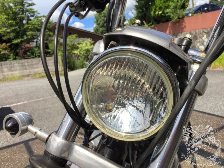 【スポーツスターとダイナ】ヘッドライトが点かない！？常時点灯切り替えスイッチの設置と修理