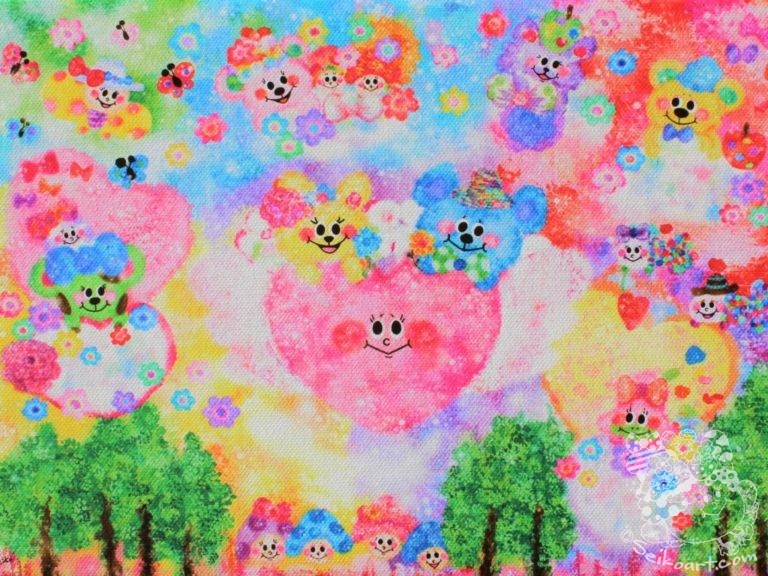 【作品紹介】魔法のような色彩の表現『温柔~ぬくもり~』