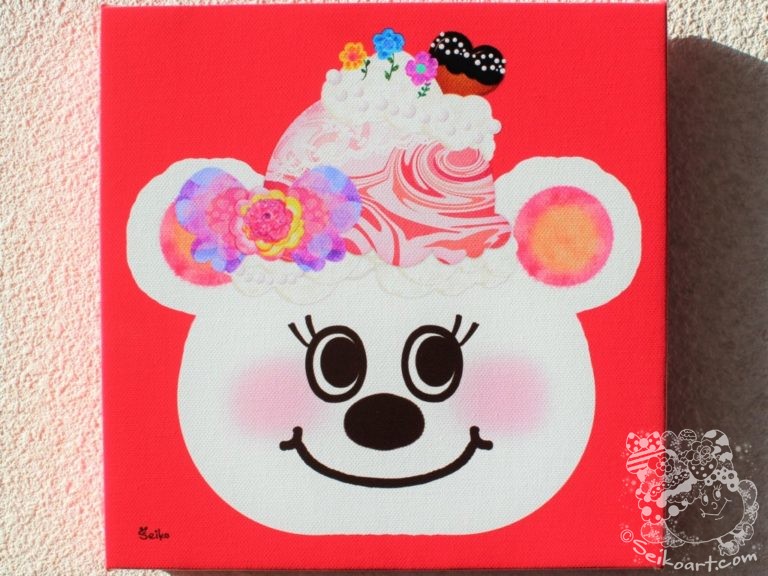 【作品紹介】新シリーズ♪しろくまパティスリー『ふわり』