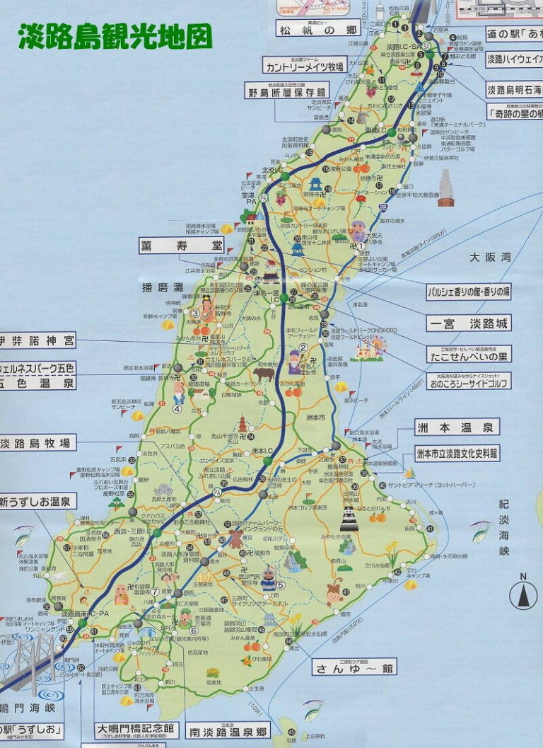 淡路島まるごとツーリング！おすすめコースから定番の観光スポットや新しくオープンしたカフェなどを紹介するよ♪ - いぬくま美術館