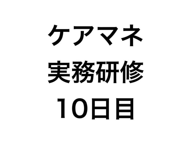 模擬ケアプランのプレゼン！ケアマネ実習の振り返りをグループワークで行う【実務研修10日目】