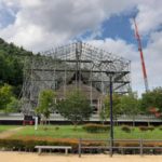 かやぶき民家の葺き替え工事と多紀連山県立自然公園