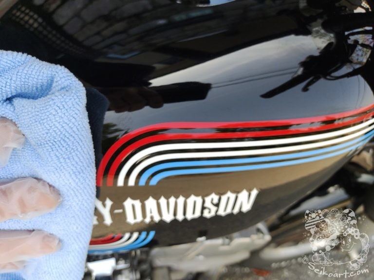 【自分で簡単】バリアスコートでバイクをガラスコーティングする♪