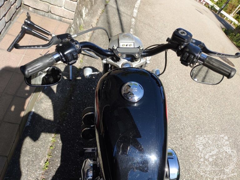 ダイナのミラーをアンダーマウントでフォーティーエイト化計画