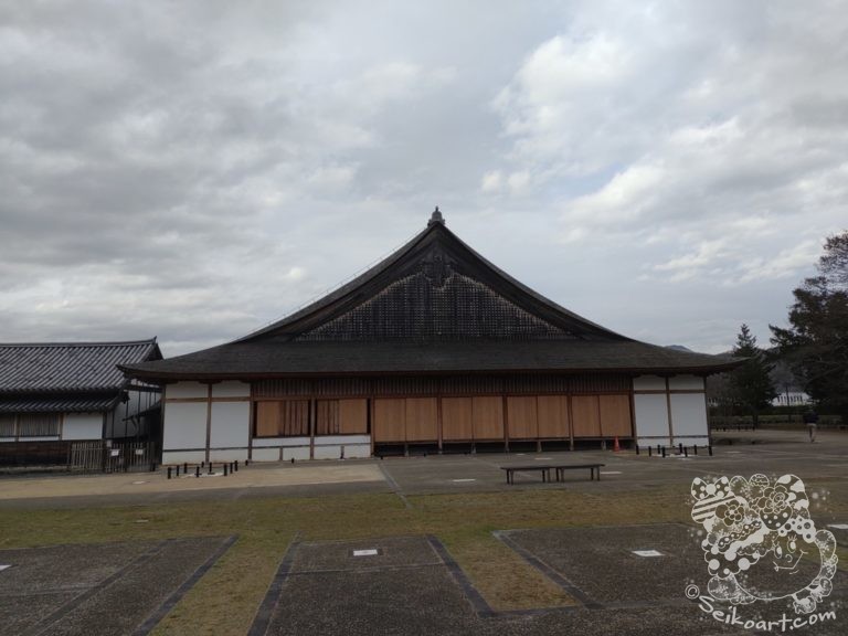 抱っこして篠山城跡・大書院へ行ってきた