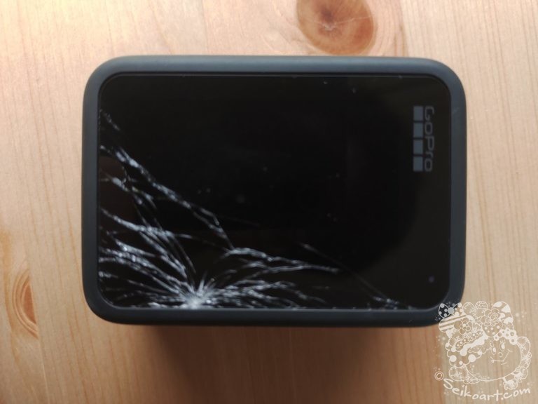 【GoPro HERO10】速攻で液晶画面を割ってしまった件。